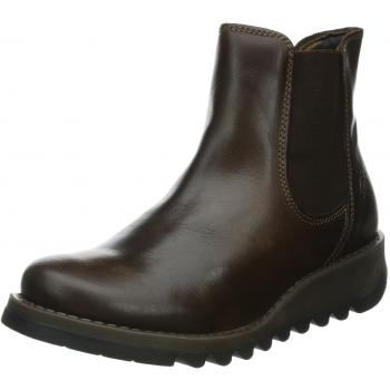 Fly London Women's Salv Pull On Rug Boot Dark Brown - Size 8