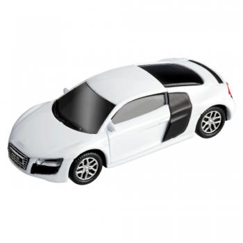 Autodrive - Memoria USB 2.0 de 8 GB, diseño Audi R8, blanco