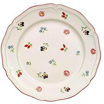 Villeroy & Boch Petite Fleur Plato de postre, 21 cm, Porcelana Premium, Blanco/Multicolor
