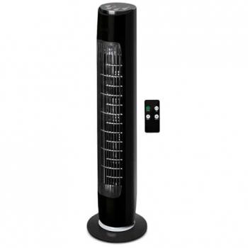 Ventilador de Pie Silencioso con Mando a Distancia | 3 Velocidades | Potente 50W | Temporizador | Altura Ajustable | Diseño Torre 20 x 79 cm