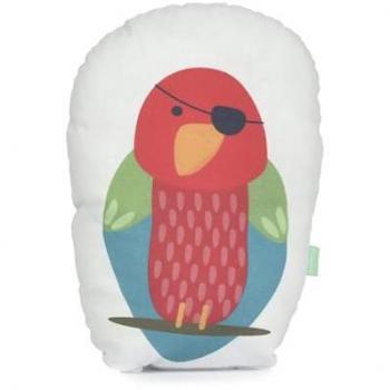 Cojín Pirata Parrot 40x30 cm, 100% Algodón, Calidad Superior