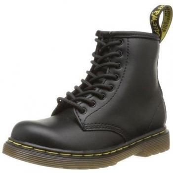 Dr. Martens Infants Brooklee Boots (Black) - Size: I9 and Dr. Martens Unisex 1460 Softy T Lace & Zip Up Boots - Toddler