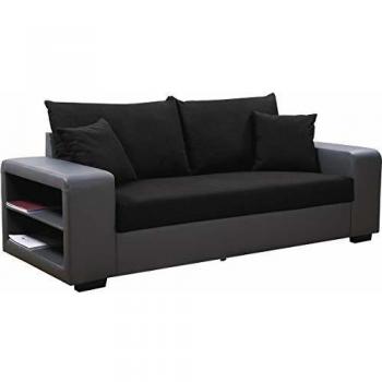 Habitat et Jardin Allen S Sofás, Lino, Gris Oscuro, 213.5cm x 86cm x 66cm