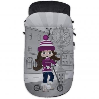 Fuli&co Monaco - Saco universal para todas las sillas de paseo, color fucsia