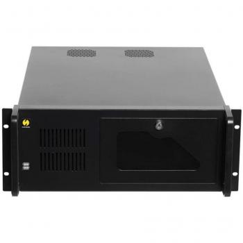 Caja de servidor Netrack 4U microATX/ATX/eATX, 482x177x530mm, Rack 19'', Bastidor de pared Negro
