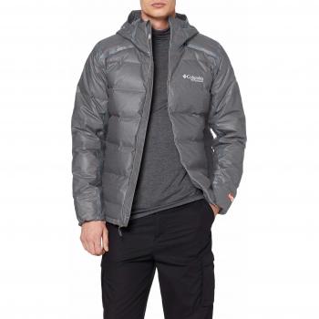 Columbia Outdry Ex Alta Peak - Plumífero para Hombre, Hombre, 1864132, Negro y marrón, Large