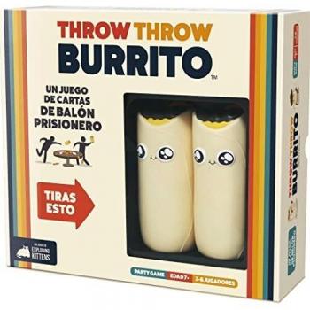 Exploding Kittens Throw Throw Burrito - Juego de Cartas en Español, EKITTB01ES