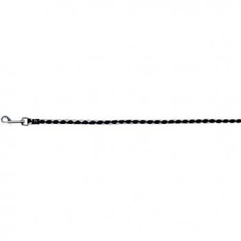 TRIXIE Correa NEW Cavo, L-XL, 1.00 m/ø18 mm, Negro-Plata, Perro