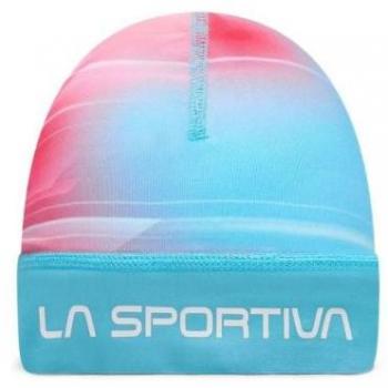 Gorro La Sportiva Racer Azul Celeste Rojo Claro