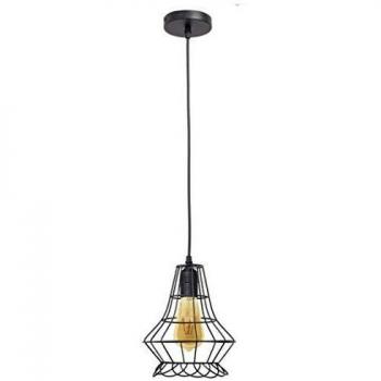 Colgante metalico marron, HERRAJE de Fabrilamp