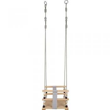 Columpio de Madera para Niños Pequeños Skandi con Protección y Diseño Escandinavo