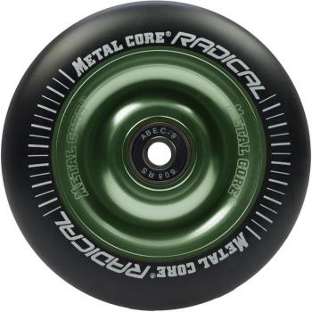 Bestial Wolf Metal Core Rueda Radical Black para Scooter Freestyle, Diámetro 110 mm