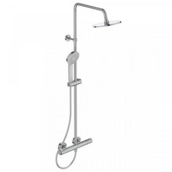Sistema de ducha ceratherm 50 con flexo de ducha 1750 mm cromado y termostato de ducha Ideal Standard A7225AA CERATHERM T50
