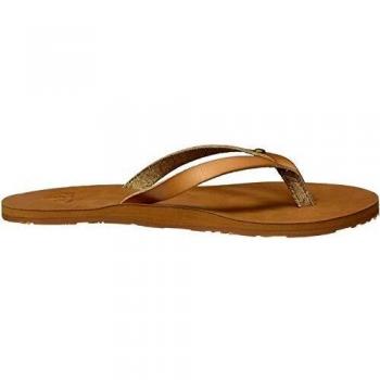 Roxy Jyll III Women's Tan Flip Flops