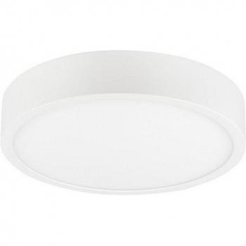 Plafón superficie Saona blanco mate 12 cm Ø 8W