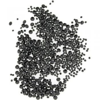 Kurtzy TM - Lote de cristales para decoración, 3000 unidades de 2,5mm y 2000 de 4,5 mm, color negro