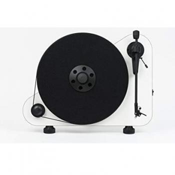 Pro-Ject VTE BT R Bluetooth Vertical Turntable White with Built-in Amplifier