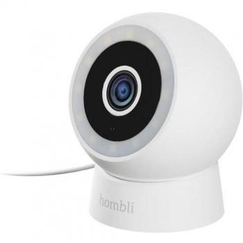 Cámara de Seguridad Inteligente Hombli Compacta 2K QHD para Interiores/Exteriores, Visión Nocturna Avanzada, Montura Magnética, IP65 Impermeable