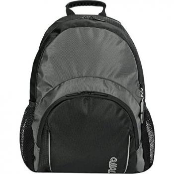 TOTTO Morral Hierry Mochila, Hombre, Negro/Gris, Talla Única