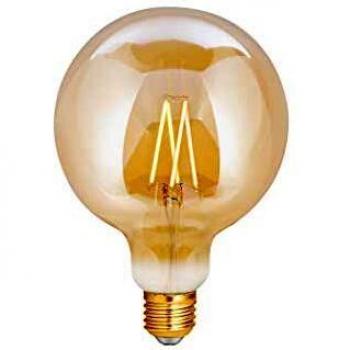 Bombilla LED Smart WiFi E27 Filamento Ámbar 125mm 6.5W 720lm Regulable - Reemplazo para 50W