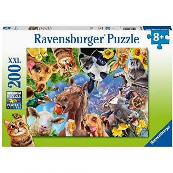 Puzzle Divertidos Animales de la Granja 200 Piezas XXL Ravensburger