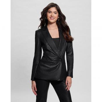 Blazer Vintage Entallado de Ante Sintético para Mujer