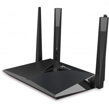 EZVIZ W3 Enrutador inalámbrico de doble banda, 2.4 GHz 400Mbps y 5 GHz 866Mbps, 3 Gigabit LAN Puerto, 1 Gigabit WAN Puerto, fácil de usar