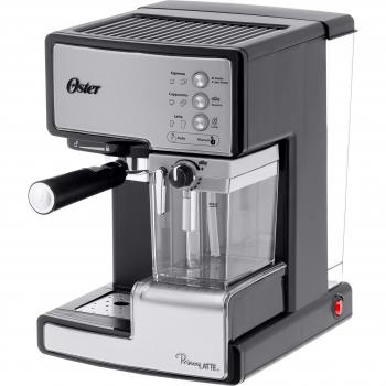 Oster Prima Latte - Cafetera espreso con tratamiento de leche, 15 bares de potencia