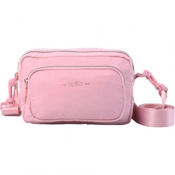 Bolso-riñonera 2 en 1 rosa Peachskin - Funty