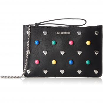 Love Moschino - Borsa Pu Nero, Shoppers y bolsos de hombro Mujer, Negro
