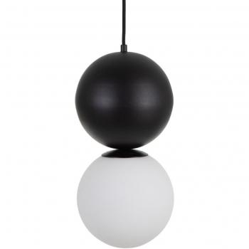 Lámpara de Techo Colgante Cristal Metal Blanco 18 x 18 x 36 cm