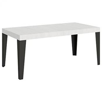 Mesa extensible 90x180/284 cm Estructura Flame White Fresno Anthracita