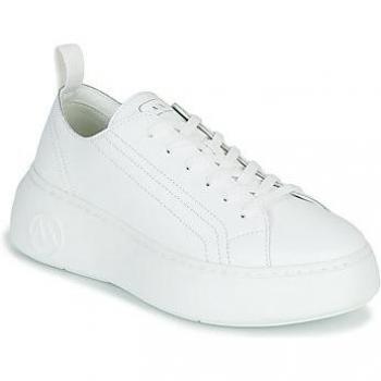 Armani Exchange Zapatillas de Piel Solid Xdx043_xcc64 Blanco para mujer