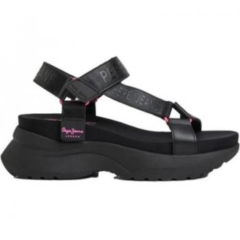 Pepe Jeans Venus Ace - Sandalias Deportivas para Mujer, color negro, modelo Trek