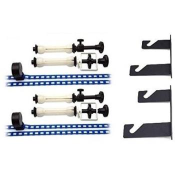 Bresser BR-MB10B Sistema de Suspensión con Cadena para 2 Rollos de Papel y Vinilo de Estudio