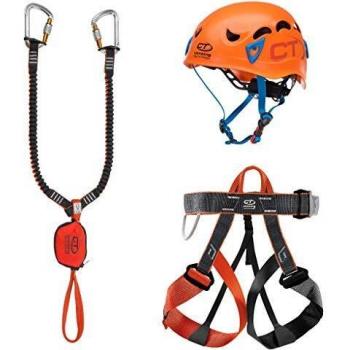 Climbing Technology Escoba Evolution Galaxy Set ferrata, Multicolor, Talla unicaca