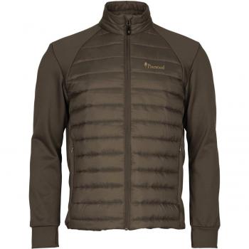 Pinewood Finnveden Hybrid Power Fleece Down Jacket Dusty Brown