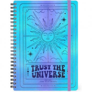 Agenda semana vista 16 meses 24/25 Legami Tarot multilingüe