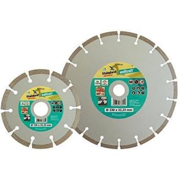 wolfcraft 8389000 8389000-1 Disco diamantado de tronzar Standard Universal para amoladoras angulares diam. 230 x 22,23 mm, 230mm