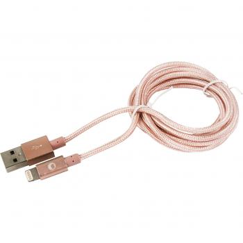 Silver Ht  - Cable  lightning luxury rosa de 1,5 metros