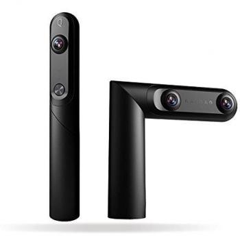 Kandao QooCam - Cámara Inteligente Plegable, Panorama de 360 Grados y 180 Grado Estéreo VR Cámara 3D, 4k Cámara de Vídeo HD para El viaje