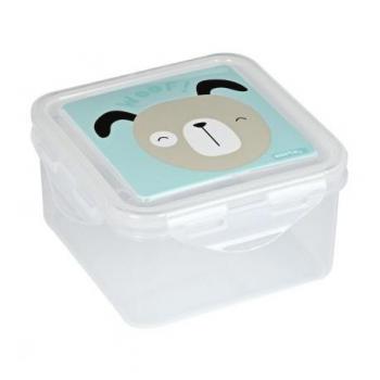 Fiambrera Safta Preescolar Dog Plástico 13 x 7.5 x 13 cm Turquesa