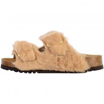 Mules Scholl Noelle Beige con Piel Sintética y Diseño Cómodo