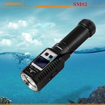 Bazaar SM02 maeerxu CREE XM-L2 1000lm 18650 resistente al agua LED linterna