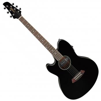 Ibanez Talman TCY10LE Black Left-Handed Electro-Acoustic Guitar