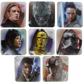 Star Wars: El último Jedi la última Jedi Posavasos, Multicolor