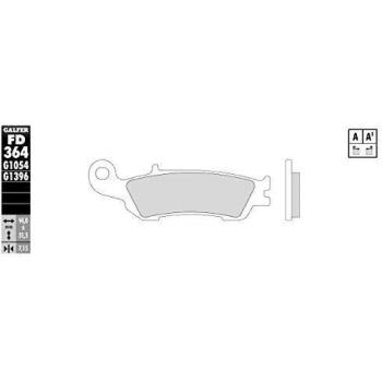 Pastillas de Freno Galfer Sinterizadas Off Road para Yamaha YZ 364
