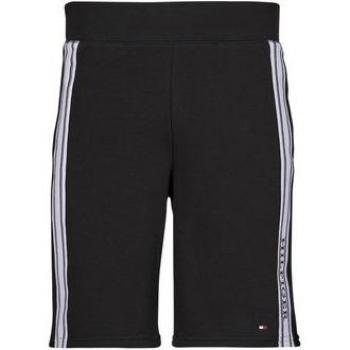 Pantalones Deportivos Cortos Tommy Hilfiger Monotype Stripe Negros - XL