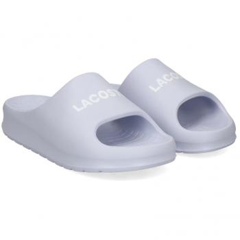 Lacoste Chanclas Planas Mujer Serve Slide 2.0 - Azul Talla 6