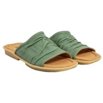 Sandalias Planas de Piel para Mujer El Naturalista Makisu Jade 38